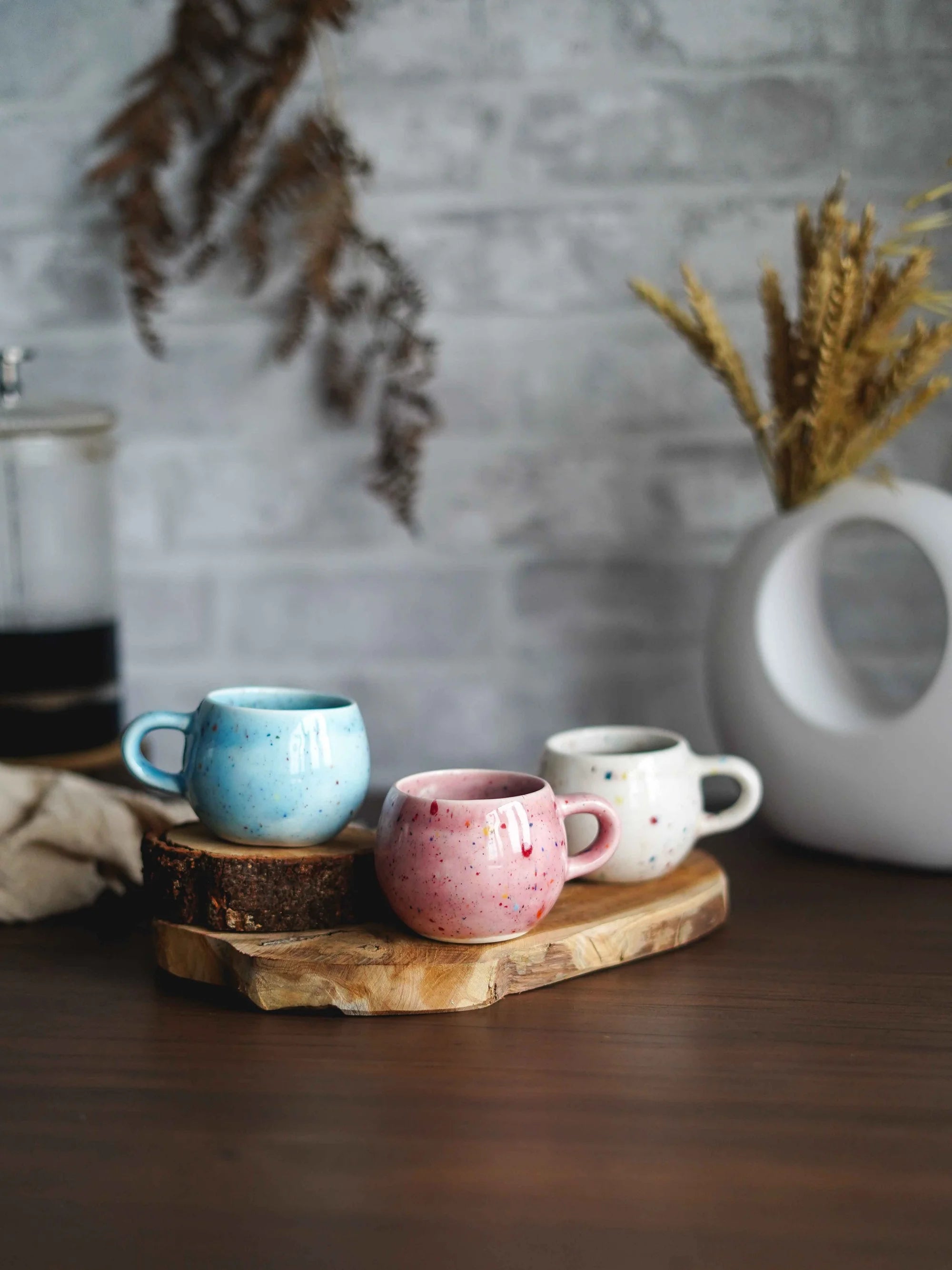 Tasse de café arc-en-ciel