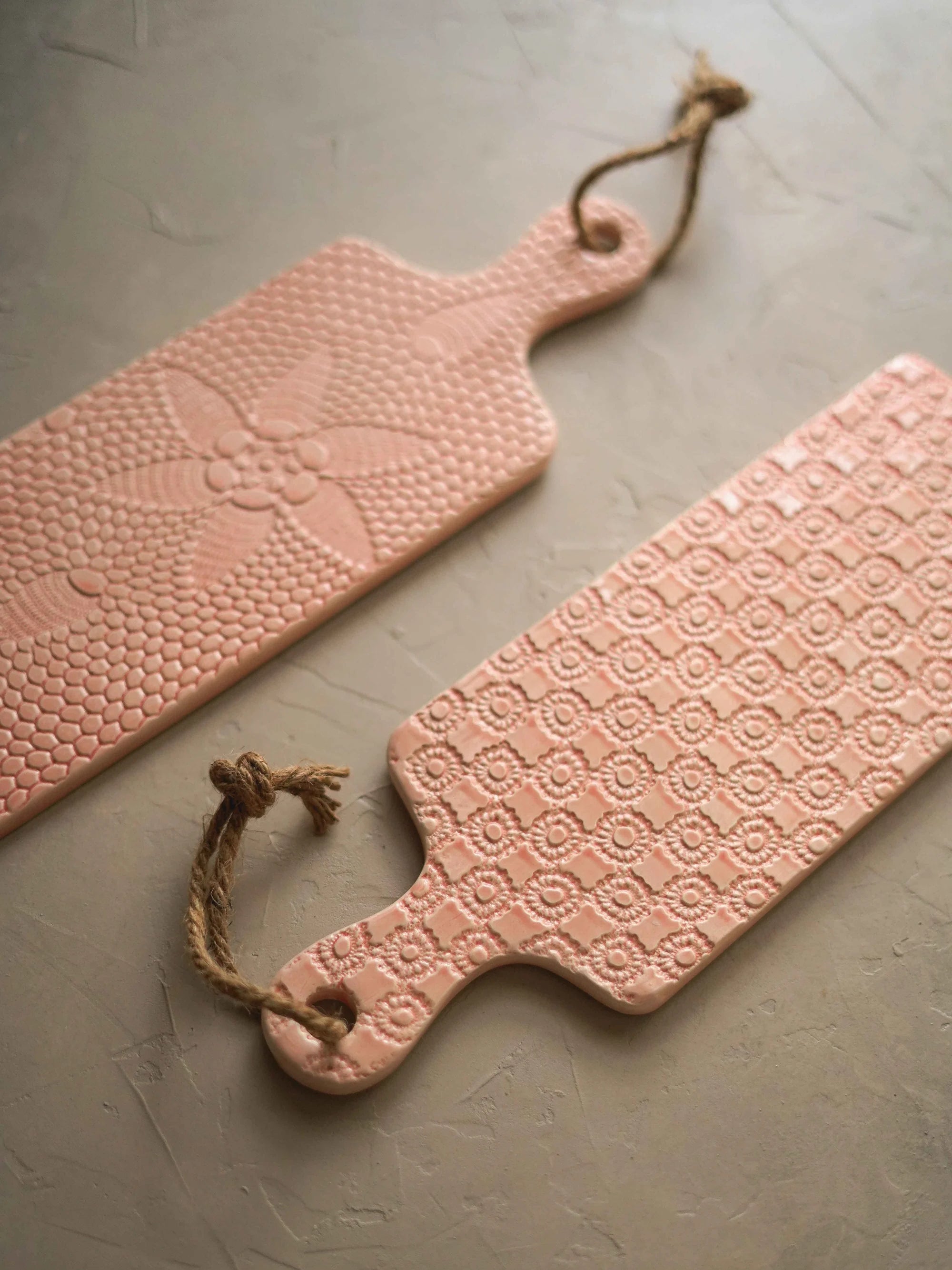 Rectangular crochet board